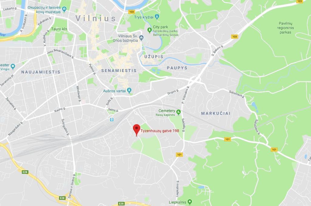Апартаменти Modern 1Br / Near Gates Of Dawn / Special Offer Аеропорт Вільнюс Екстер'єр фото